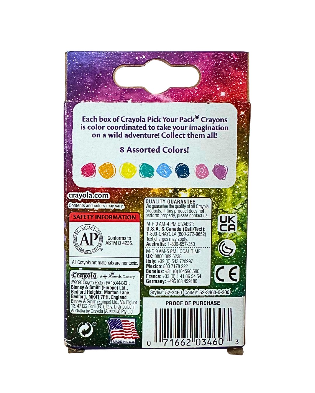 Crayola Cosmic Crayons, 8 Count - Image 2