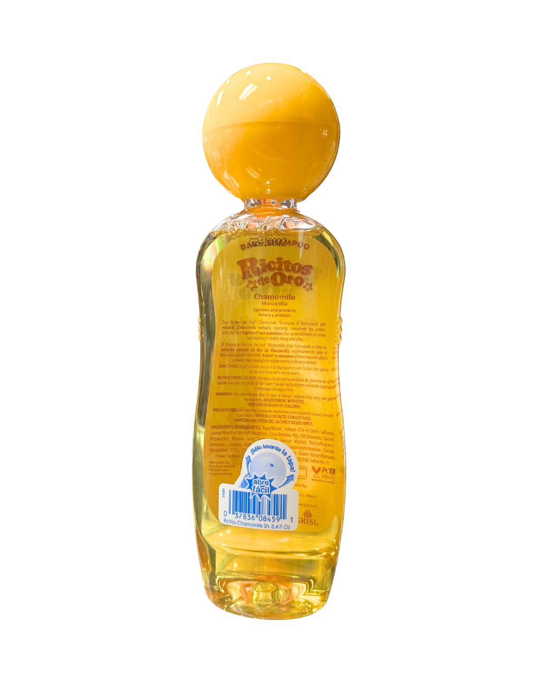 Ricitos De Oro Manzanilla Baby Shampoo Chamomile, 8.4 fl oz - Image 2